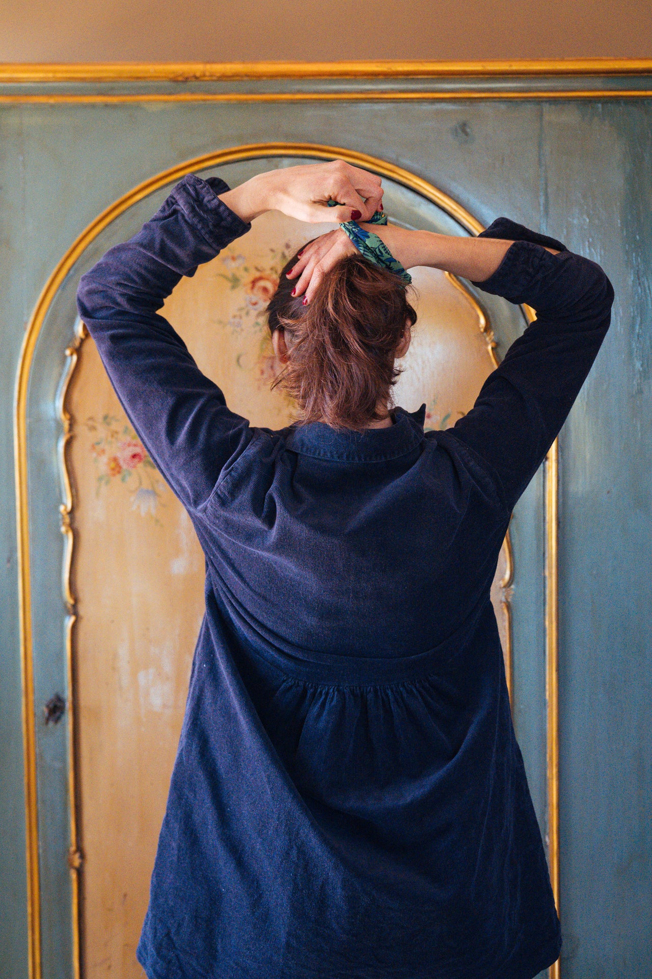 Navy Corduroy Dress - Adults Collection