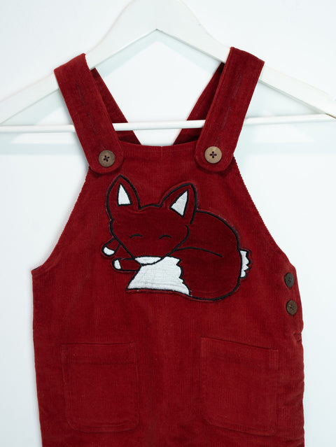 Boys and Girls Dungarees - Rogue Red