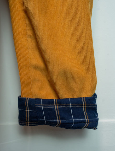 Boys and Girls Dungarees - Saffron Yellow