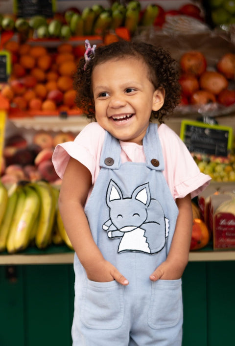 Boys and Girls Dungarees - Baby Blue